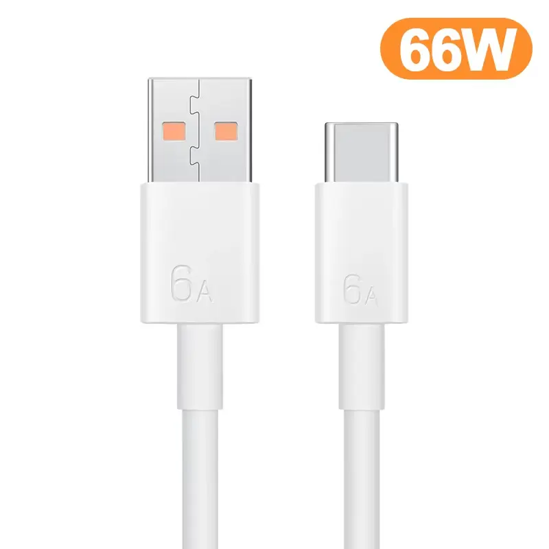 Cáp sạc USB-C, 66W SuperCharge, Tương thích với các thiết bị Huawei và Honor (Mate 60, P70, Pura 60, Honor 20) 6