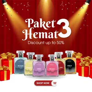 Paket Hemat [BUNLING PAKAGE] Sandrella Parfum COCODE 50 ml Dapat 3 Eau de Parfum Wangi Tahan Lama