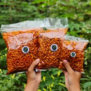 BELI MURAH Makaroni Cikruh Daun Jeruk Cemilan Ardabil Asin Pedas Renyah Gak Alot Varian Original Pedas Snack Mantap Food Cemilan Keripik Makanan Crispy 100gram 250gram 500gram