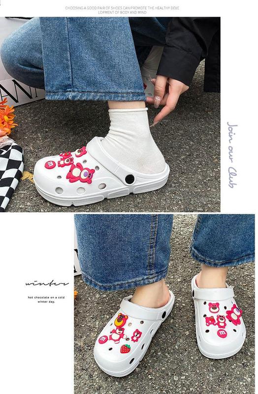 Product Introduction of Shoes Women's Slippers Popular Personalized Thick-Soled Slippers Men's Outerwear 2023 New Baotou Sandals Sandals Beach Shitting Feeling Men's Sandals Slippers 20