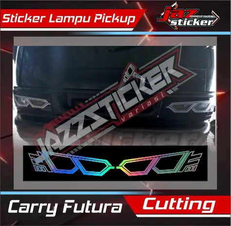 PROMO STICKER LAMPU DEPAN PICKUP / FUTURA / CARRY / STICKER MOBIL PICKUP / STOPLAM / CUTTING VIRAL 6