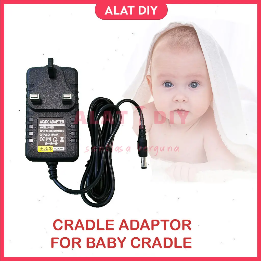 ALATDIY CRADLE ADAPTOR Plug Buai Poma Buaian Baby Cradle Adapter Adaptor bayi All Model Buaian Cartoon
