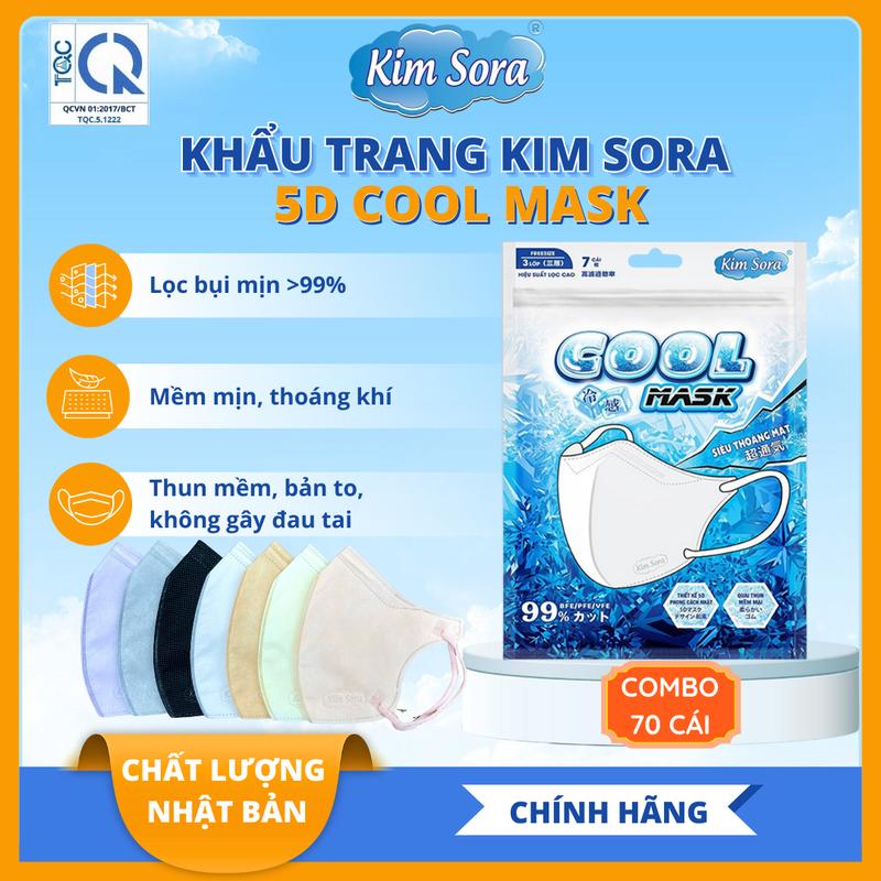 KHẨU TRANG 5D - COOL MASK-7 cái/túi