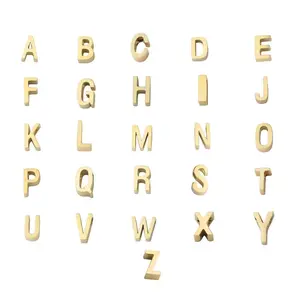 Kalung Titanium Wanita Korean Style Simple Inisial Nama Abjad A-Z Anti Luntur Anti Karat