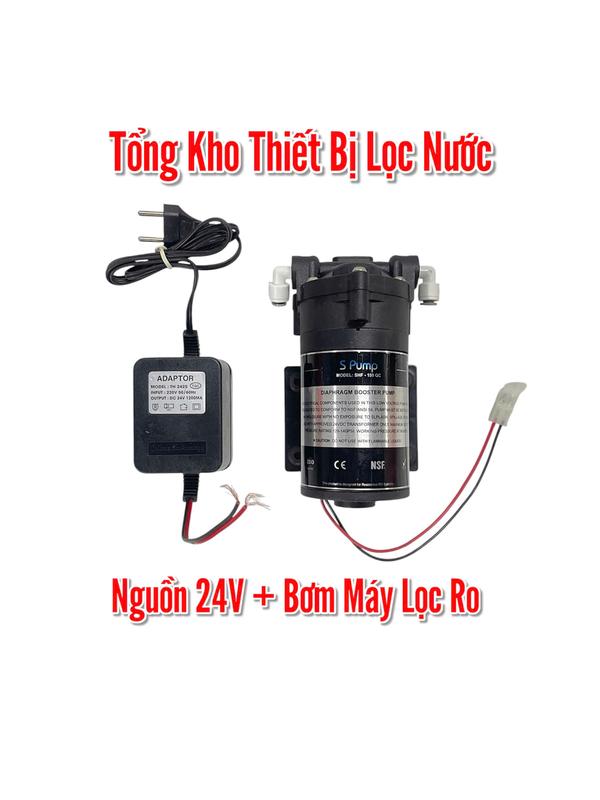  Trọn bộ Bơm 24V kèm Nguồn 24V cho Máy Lọc Nước và Phun Sương các hệ thống máy lọc RO 