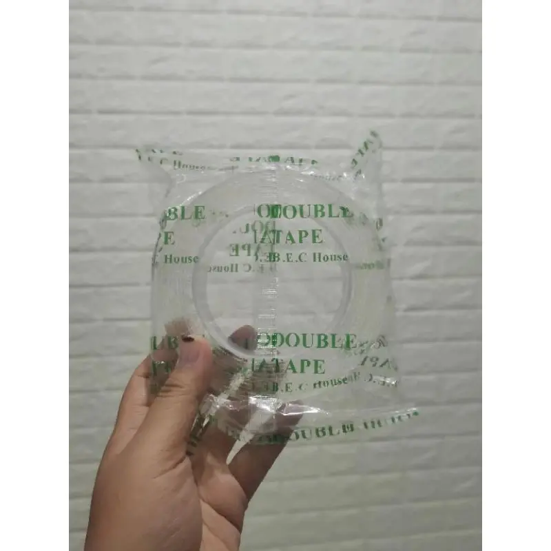 SSA Nano Magic Double Tape Bening Tahan Air 30mm x 3m Acrylic Washable 2