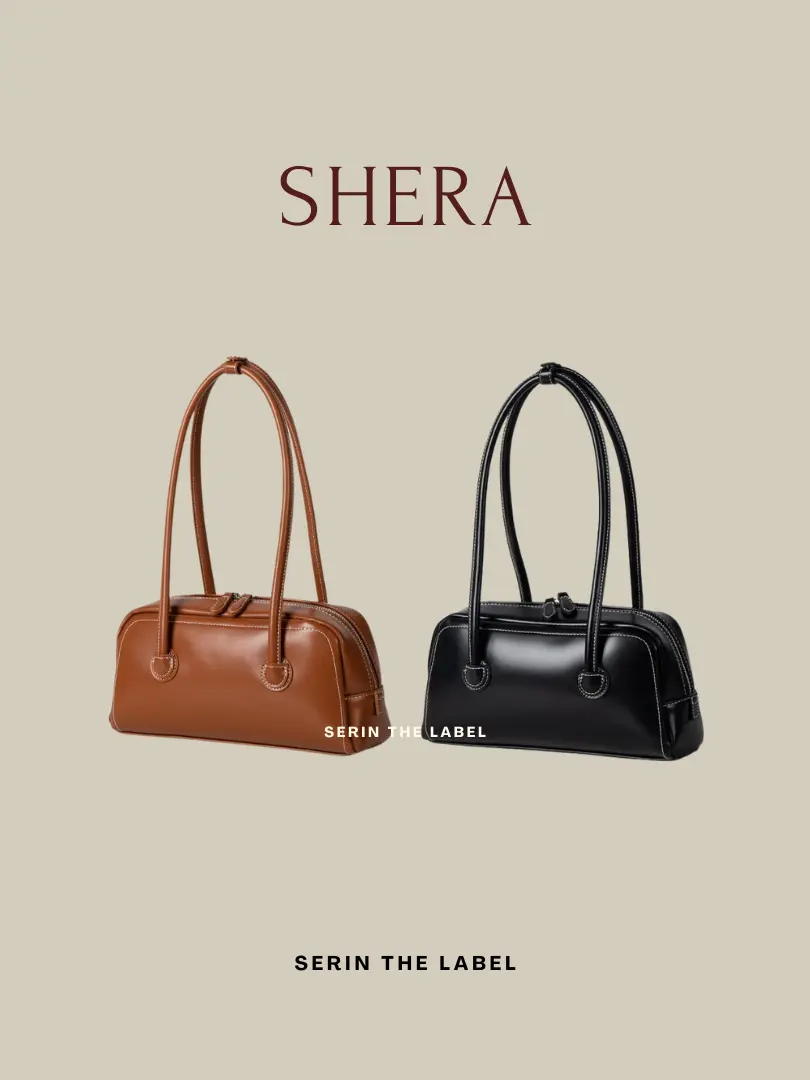 SERIN - SHERA BAG | Tas Bowling Wanita Korean Aesthetic | Y2K Korea Chubby Bag | Tas Bahu Kekinian