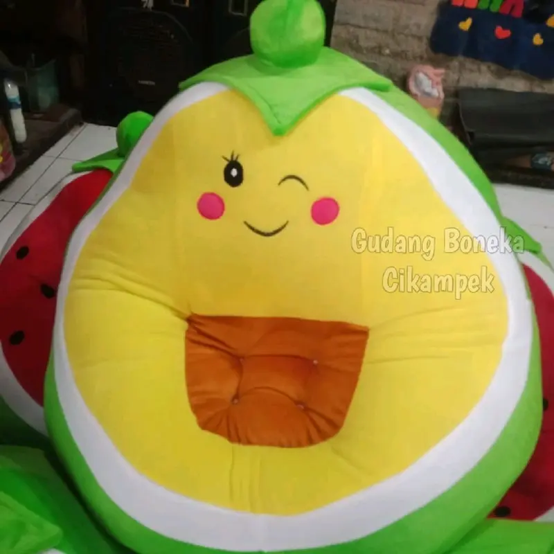 Sofa anak karakter buah lucu empuk 6