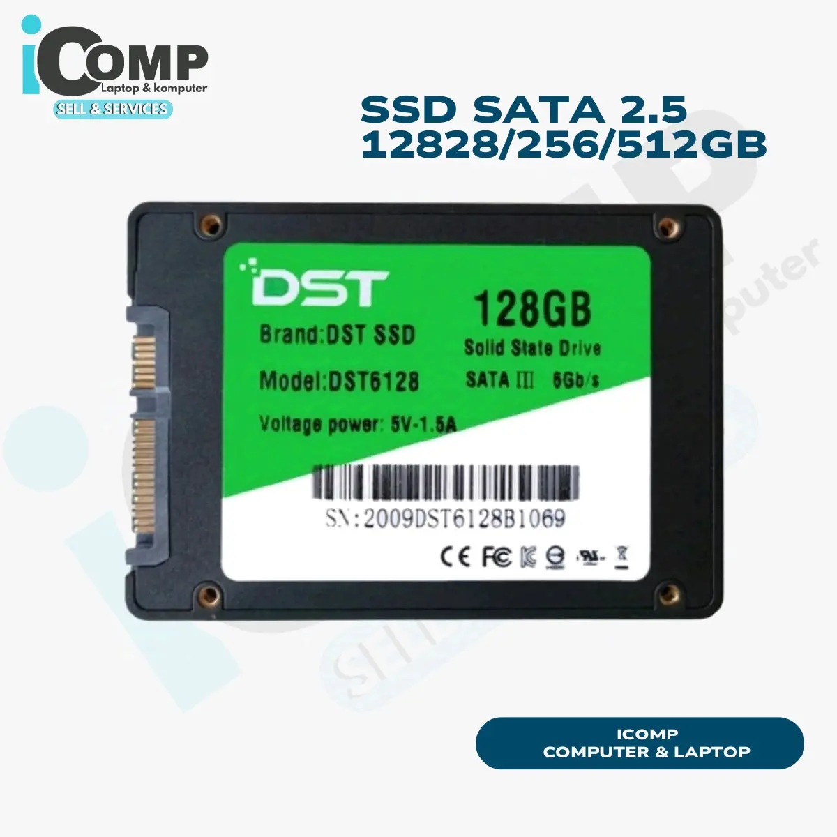SSD DST 128gb/256gb/512gb New Garansi 3 tahun