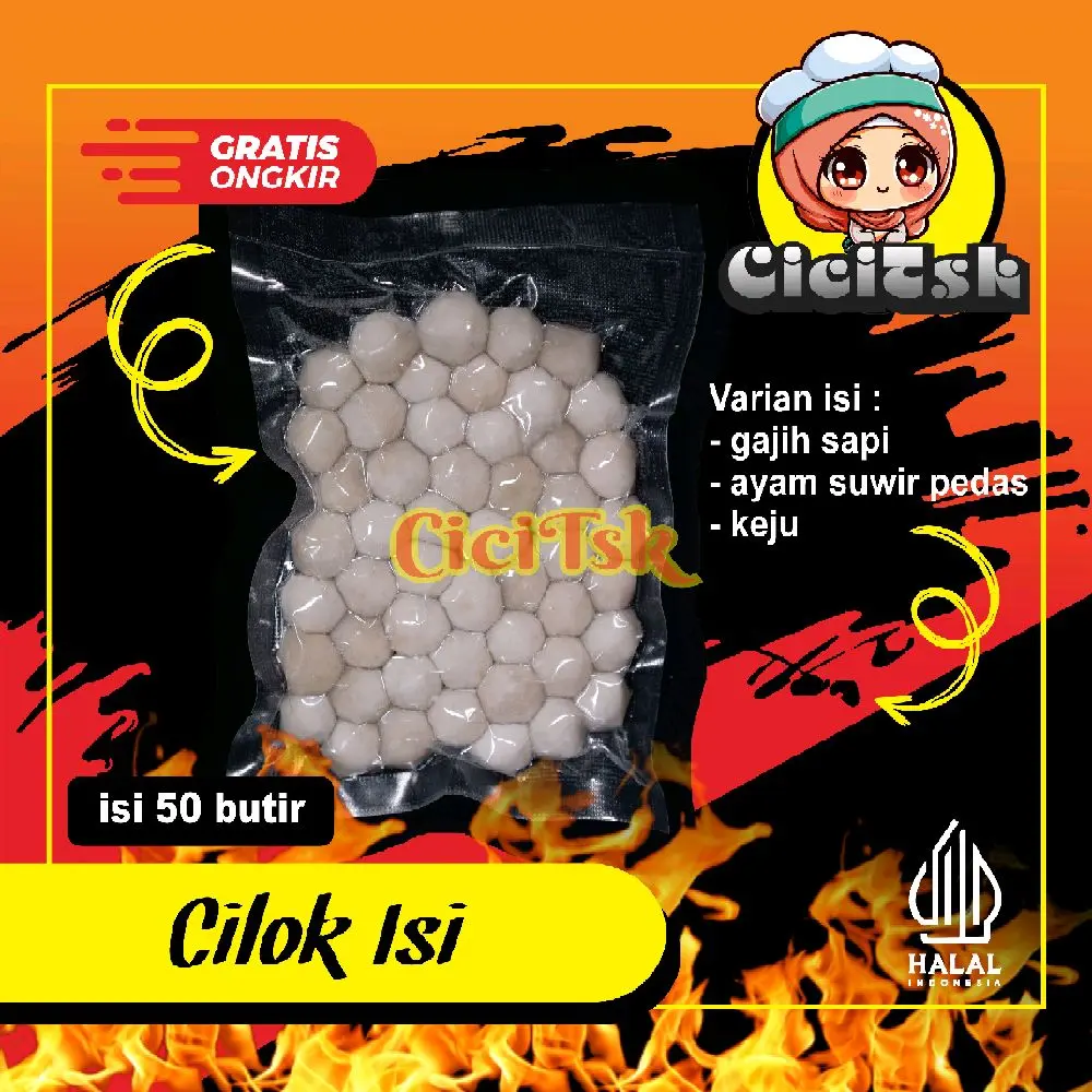 Cylok Keju isi 50 Butir Enak Dan Gurih