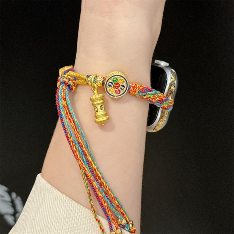 Kviins Strap Huawei Ethnic Bohemian Watch Strap for Huawei Band 9/8 & Huawei Fit 3 | Artistic Design & Adjustable Length 5