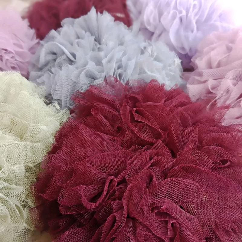 Cepol Mini Ikat Rambut Scrunchie Tille Ukuran Mini Tali Kuncir Anak - Fashion 4