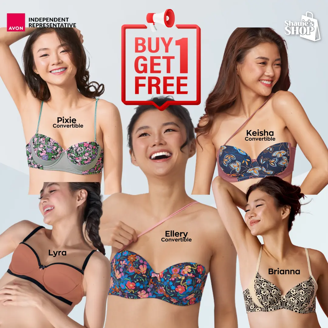 BUY 1 GET 1: AVON Missy For Teens Underwire Bra ( Ellery, Pixie, Keisha, Lyra, Brianna )
