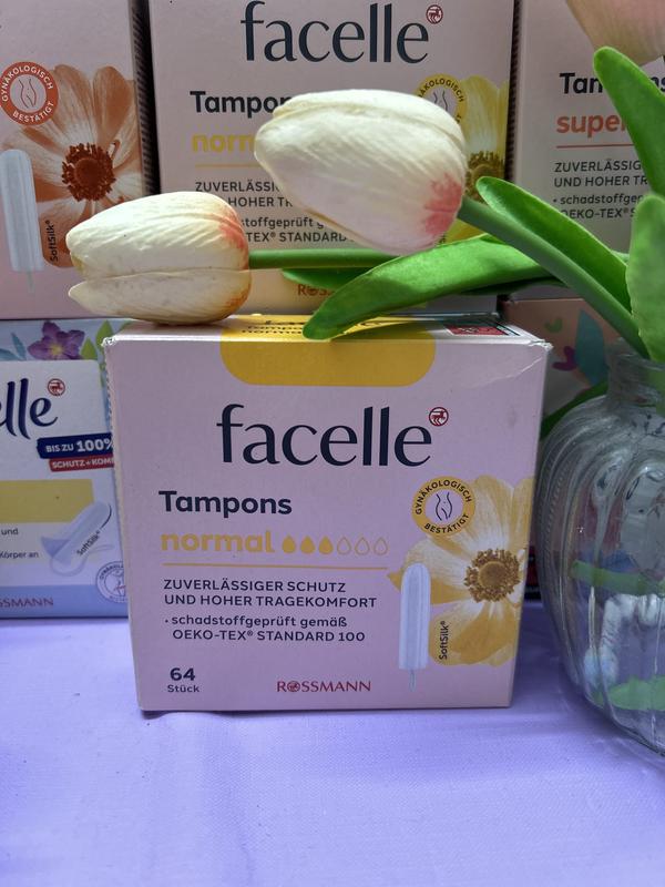  Tampon Facelle nội địa Đức size 3 giọt 64 chiếc cho ngày " Dâu " vừa Nữ 