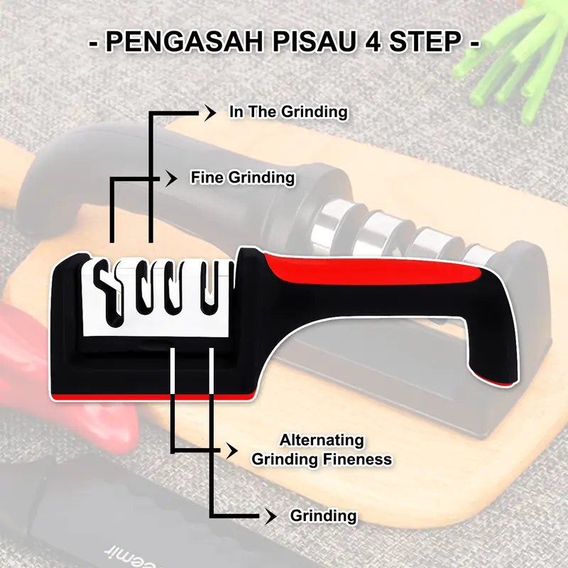 PENGASAH PISAU 4 STEP - KNIFE GRINDER - PENGASAH INSTANT 2