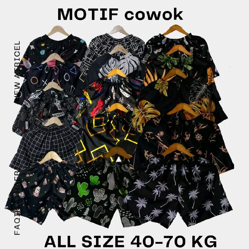 PAKET 3.5 PCS BOXSER MOTIF CELANA PENDEK BAHAN ADEM CEWEK CWOK 5