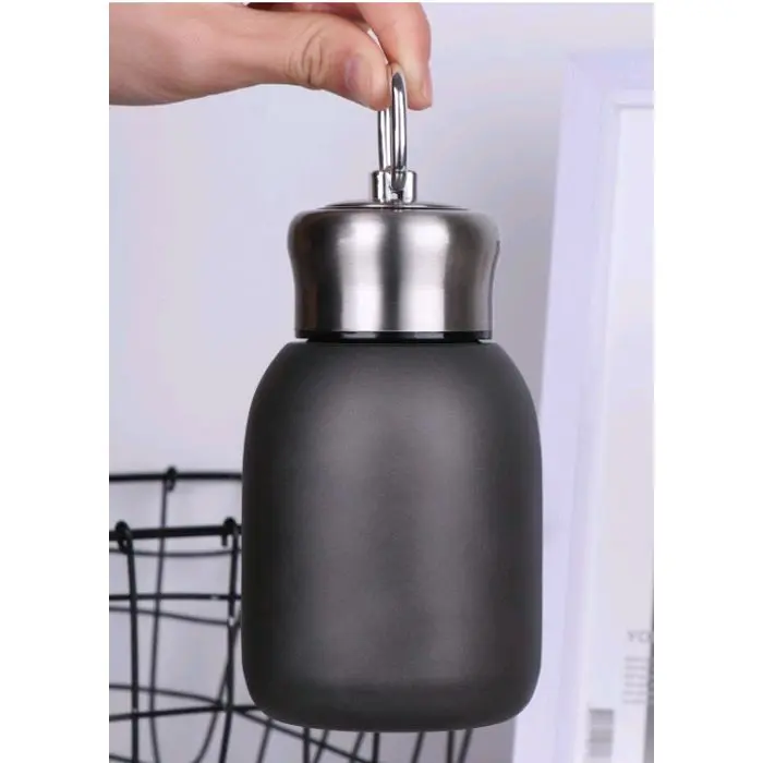 RAZZUM Botol Minum Termos Air Panas Dingin Insulation Bottle 280ml - XPD300 - Black 4