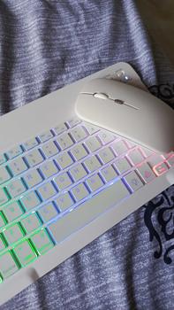 Product Review of 10inch Backlit Keyboard and Mouse Backlight Bluetooth Keyboard Wireless Keyboard and Mouse Computer accessories Smart from R**D 0