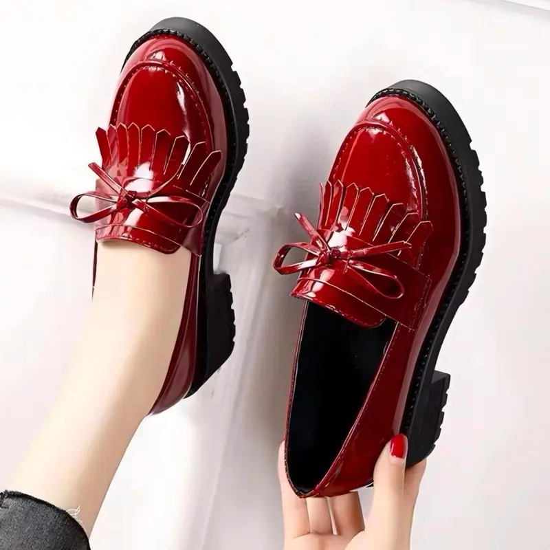 Sepatu Docmart Wanita Icis Terbaru Hak Datar Fashion Shoes Oxford Cewek Kasual Kerja Hitam Ootd Viral Kekinian 1989 Bisa Cod 1
