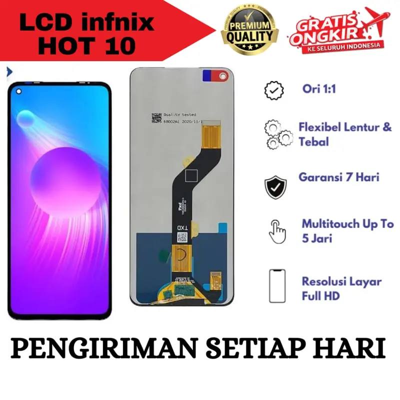 Lcd touchscreen INFNIX HOT 10 Full set / Lcd INFNIX HOT 10 original / Lcd INFNIX HOT 10 0