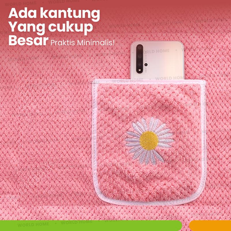 Product Introduction of WORLDHOME - Handuk Kimono Microfiber Daya Serap Tinggi Praktis Dengan 3 Pilihan Warna 16