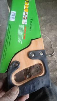 Product Review of Gergaji kayu gagang kayu lapis karet 18 in / gergaji kayu gagang karet Lafma / Langsung pakai siap pakai from j**g h**i 0