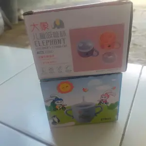 [COD] SK C381 C382 Gelas Jerami Gelas Minum Anak Anti Tumpah Bahan Jerami kuning kitchenware