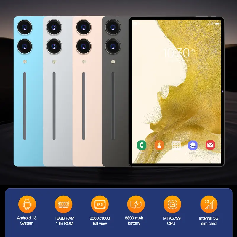 【LIVE Eksklusif】Free Keyboard S10 Pro 2024 Tablet Baru Galaxy Tab 11.6inch 12GB+1TB Tablet baru Tablet Pembelajaran Tablet android laris manis SIM 5G WIFI Tablet pc Baru PC Tablet Asli android 12 Mesin Pembelajaran Siswa murah Kartu Layar【Bisa COD 2