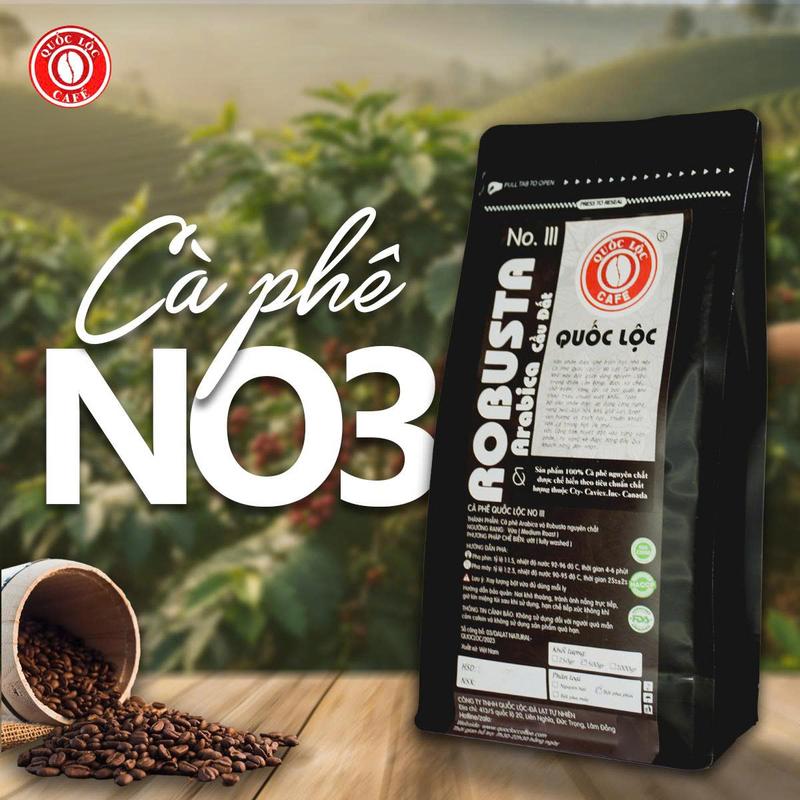 Cà phê rang mộc No3 - gói 500gr Coffee Cafe