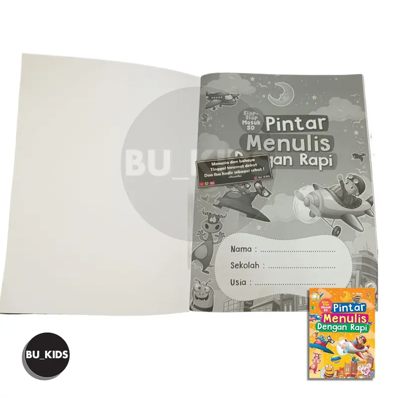 Buku Menulis Anak TK & PAUD Pintar Menulis Dengan Rapi Siap Masuk SD Kelas 1 2