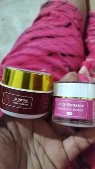 Product Review of ( SPESIAL LAUNCHING ) Jelly Pelicin Boster & Glowing Night Cream The Ride Beauty < Bundling 1 > from F**a 0