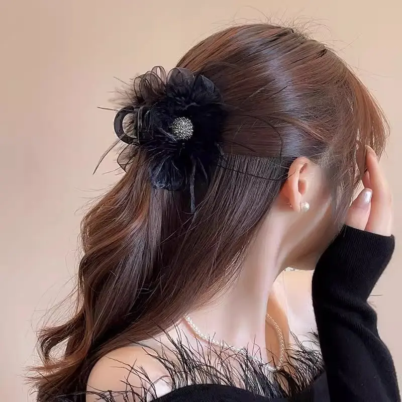 Phụ Kiện Tóc, Với Hào Quang Bất Tử, Nơ Lớn, Sau Đầu, Gạc Bong Bóng, Cỡ Lớn, Kẹp Cá Mập, Dành Cho Nữ 4