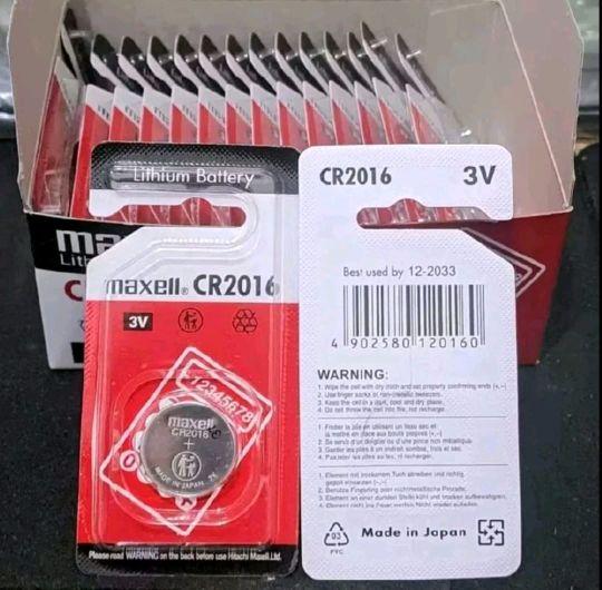 Maxell Baterai CR2016 3V Lithium Original Made in Japan untuk Jam Tangan & Elektronik Lainnya (COD) Maxell Baterai CR2016 3V Lithium Original Made in Japan untuk Jam Tangan & Elektronik Lainnya (COD)