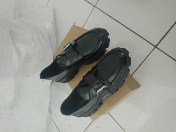 Product Review of sepatu Kerja Pantofel Hitam Putih Docmart Wanita Wilona Terbaru Fashion Shoes Korea Hak Datar 5cm Oxford Shoes Ootd Viral Kekinian Premium Qualiti 1990 Bisa Cod from R**n 0