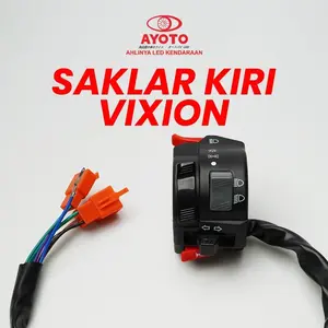 SAKLAR KIRI VIXION AYOTO TOMBOL ON/OFF & LAMPU DIM MOTOR SWITCH LAMPU VIXION SAKLAR MOTOR LED