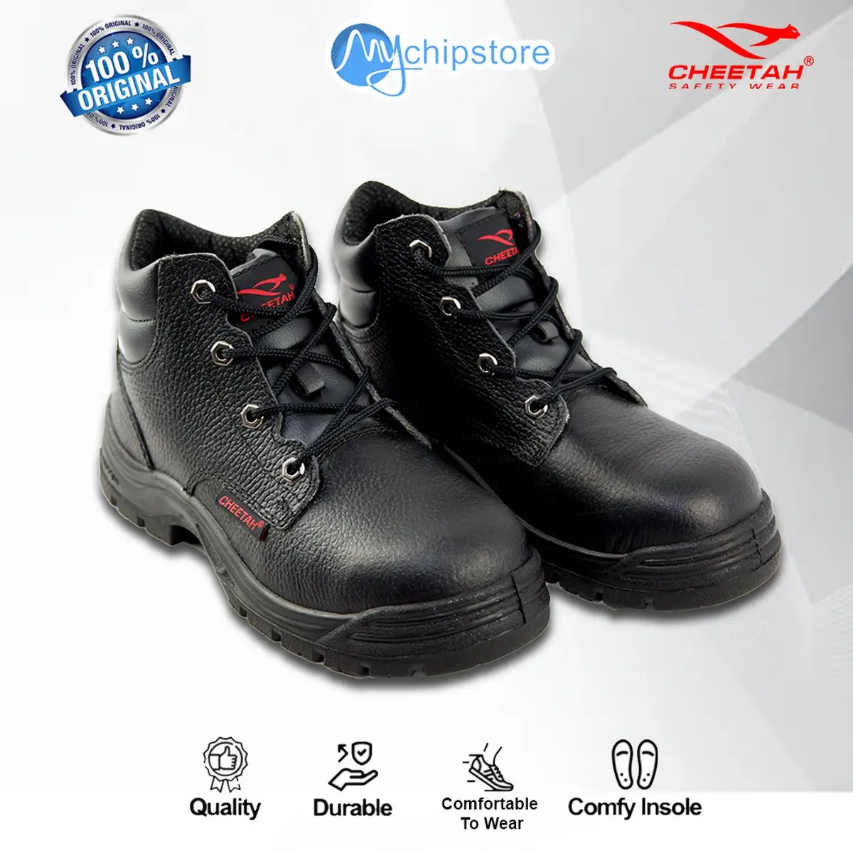 Sepatu Safety CHEETAH 3180 100% Original Shoes Slip Resistant Work & Safety Footwear Work & Safety Footwear