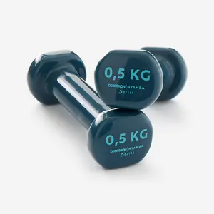 Decathlon NYAMBA Dumbell Fitness Sepasang 0.5 kg Hijau Tua - 8336570