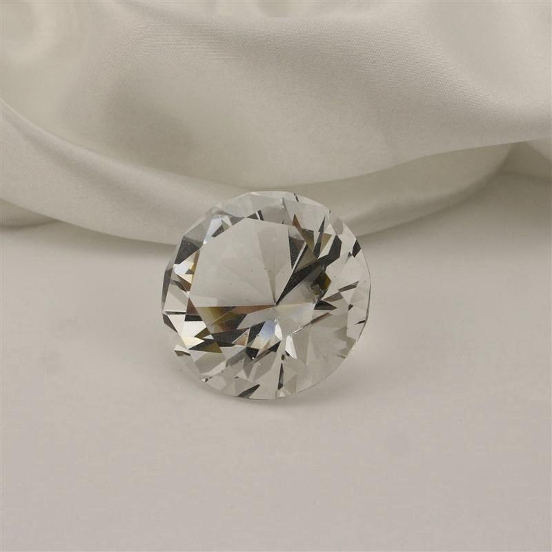 50MM Diamond Crystal Wedding Gifts For Guests Diamond Paperweights Crystal Glass Diamond Stone Glass Stones Diamonds Wedding Centerpieces Crystal Diamonds Gifts Crystal Glass Decorations Diamond Glass 6