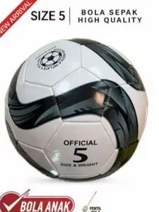 AKAKA Bola Sepak ANAK Size 5 Bahan PVC Berkualitas Dijamin Anti Bocor
