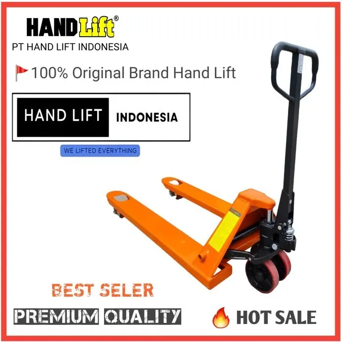 CBY JC Hand Pallet 2 Ton Lebar 685 mm Merk Hand Lift - Kapasitas 2 ton Lebar Garpu 685 mm Panjang Garpu 1220 mm