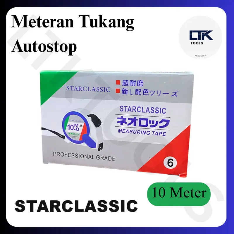 Meteran Tukang/ Measuring Tape/ Meteran PVC Merek Starclassic 3