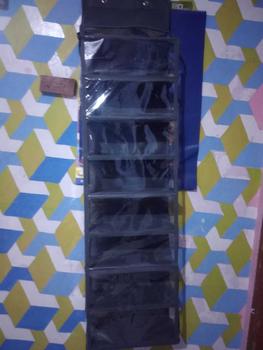 Product Review of Rak Sepatu Gantung Polos Alas Triplek 9 Susun Resleting from r**a 0