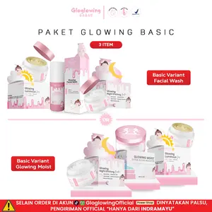 [HLIVE] GLOGLOWING Paket Glowing Basic "3 item" - Basic Whitening Treatment
