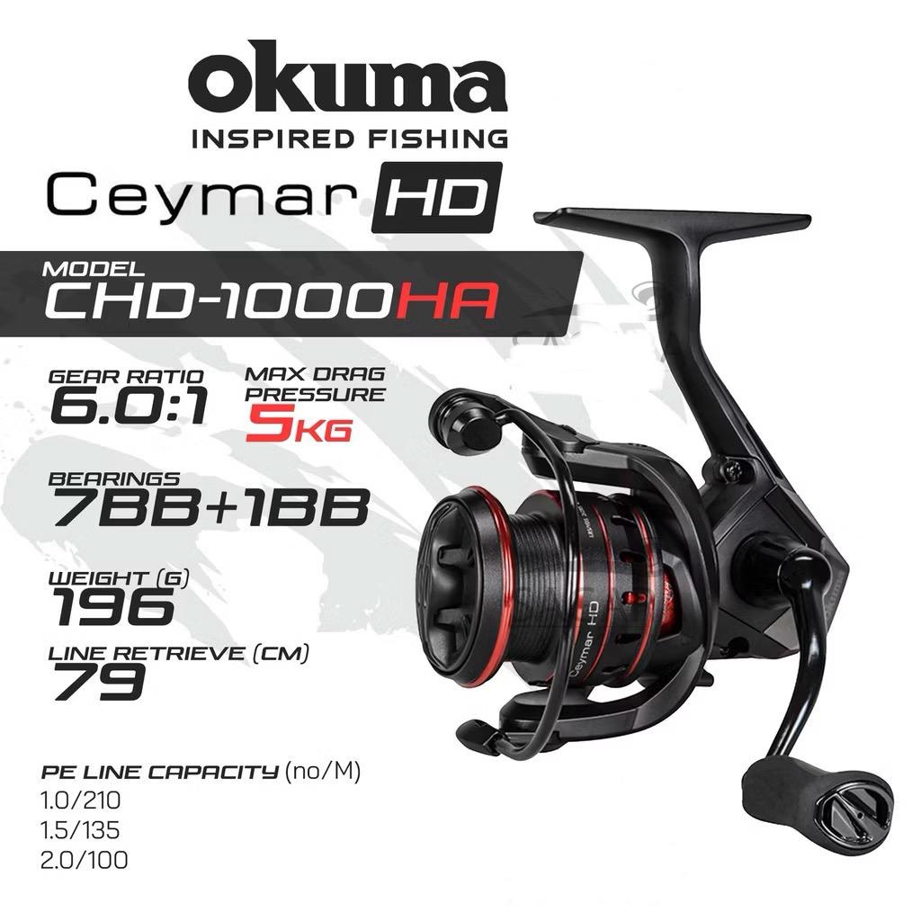 harga reel okuma ceymar 1000 TACTICAL GREEN TG-1000 About Manuals If included Okuma Ceymar ODT Spinning Reel