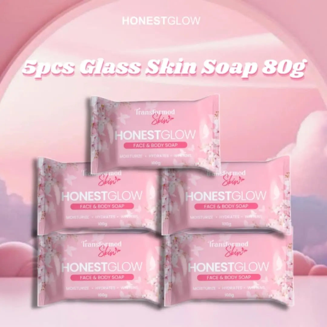 5 GLASS SKIN NIACINAMIDE SOAP 80g by honestglow ( beauty set H )