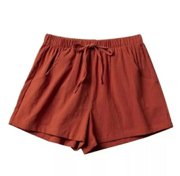 Celana Pendek Hotpant Terbaru 2024 Bahan Crinkle Airflow Premium Nyaman Short Santai Kulot 5