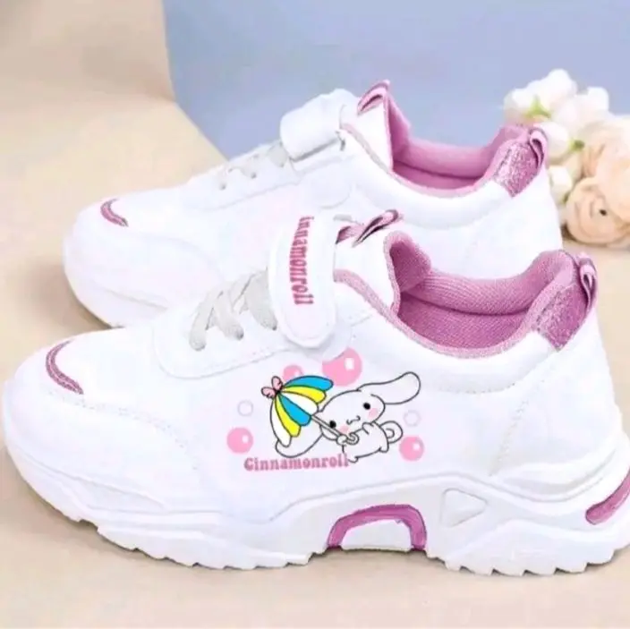 SEPATU ANAK PEREMPUAN KARAKTER CINANMOROLL SEPATU TK SD SIZE 26-35 Motif Fashion 0