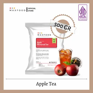 MAXFOOD - Apple Tea Powder Drink / Bubuk Minuman Serbuk Teh Rasa Apel plus Gula