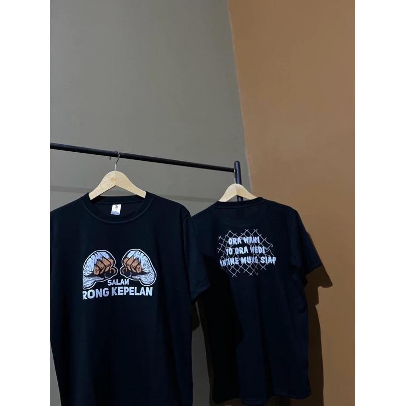 KAOS SALAM RONG KEPALAN JARING ORA WANI YO ORA WEDI - Shop | Tokopedia