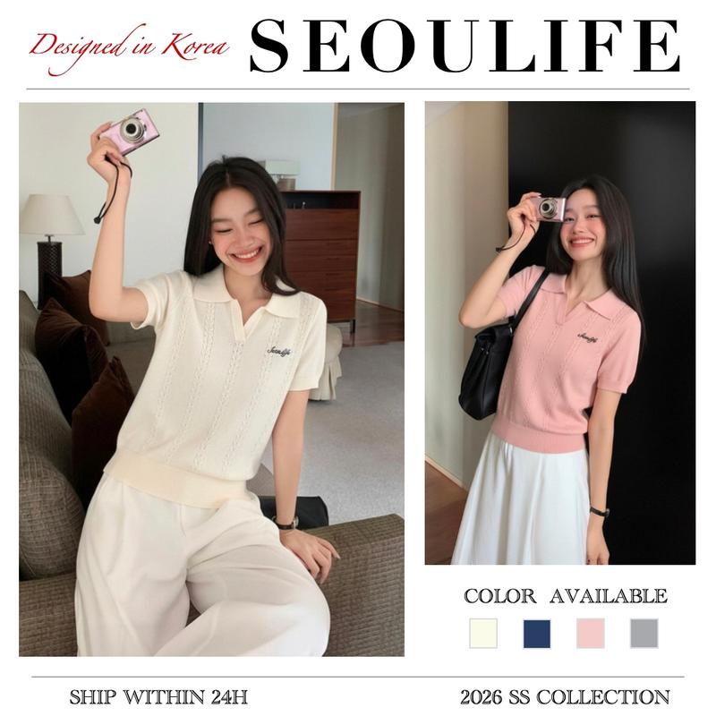 SEOULIFE | Áo cardigan dệt kim dáng ôm cho nữ 2026 – phong cách Hàn Quốc thanh…